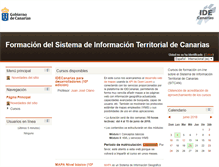 Tablet Screenshot of formacion.grafcan.es